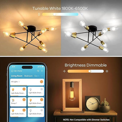Linkind Matter Smart Light Bulb 2700K-6500K+Matter Smart Light Bulb RGBTW