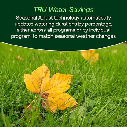 Rain Bird TRU8O Program-Based Indoor/Outdoor Irrigation Controller/Timer, WiFi Ready, 8-Zone/Station