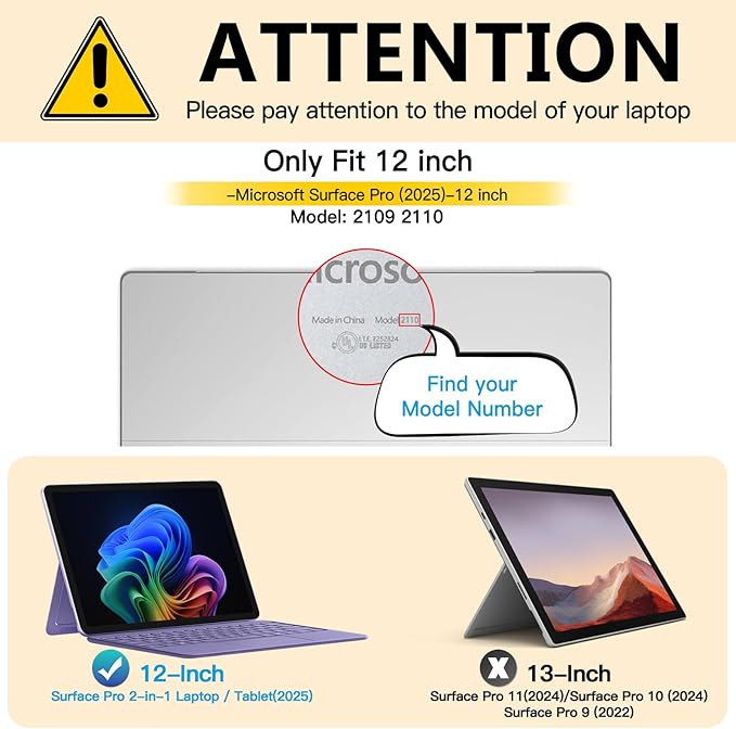 FILMEXT Magnetic Privacy Screen for Surface Pro 12-inch 2025 Model 2109 2110,Removable Anti Spy Security Protector Blue Light Block glare Filter