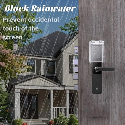 Weatherproof Flip-Cover for Smart Door Locks & Keypads - Universal Rain Shield for Access Control Keypads, Door Phones, and Intercom Systems (Y140 - Flip lid)