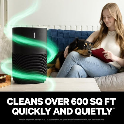 PuroAir 130x HEPA Air Purifiers for Home Pets - Covers Up To 600 Sq Ft - Filters Up To 99.9% of Pollutants, Smoke, Pollen, Dust - Quiet HEPA Air Filter - Air Purifiers for Bedroom (2 Pack)