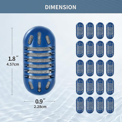 Demineralization Cartridge for Humidifier Compatible with HoMedics Total-Comfort Ultrasonic Humidifier: 20- Pack Demineralizer Tablets Filter Replacement for Water Decalcification, Remove Odor