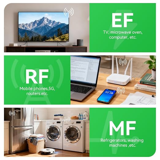 3 in 1 EMF Detector, Rechargeable EMF Meter