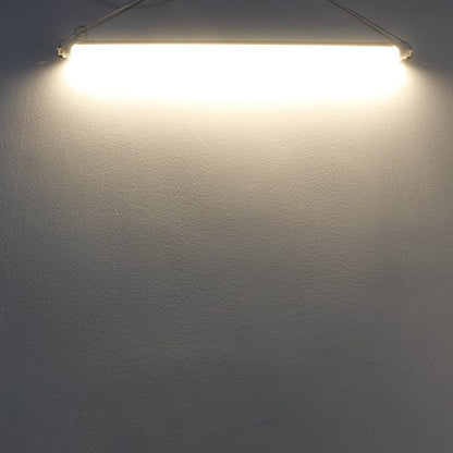 LightingWill LED T8 Light Tube 3FT, Warm White 3000K-3500K, Dual-End Powered Ballast Bypass, 2000 Lumens 15W (32W Fluorescent Equivalent), Frosted Cover, AC85-265V Lighting Tube Fixtures, 4 Pack