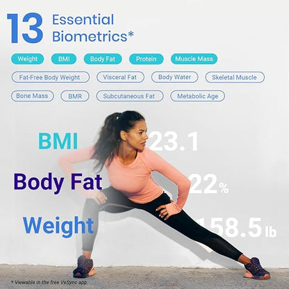 Etekcity Smart Scale for Body Weight & Fat Percentage,Digital Bathroom Accurate Weighing Machine for People's BMI Muscle,Bluetooth Electronic Body Composition Monitor Syncs with App,400lb (Pack of 6)