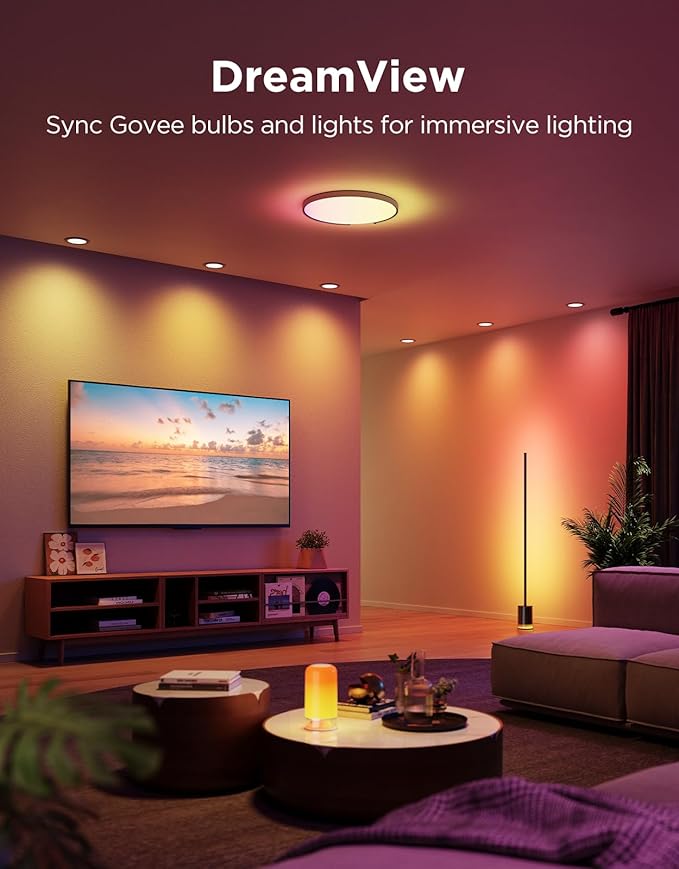 Govee BR30 Smart Light Bulbs 850 Lumen, 6 Pack Bundle with BR30 LED Bulbs 1200 Lumen,2 Pack