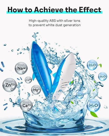 Leemone Humidifier Cleaner Shark, Demineralization Float Shark Compatible with All Humidifier and Fish Tank(6Pack)