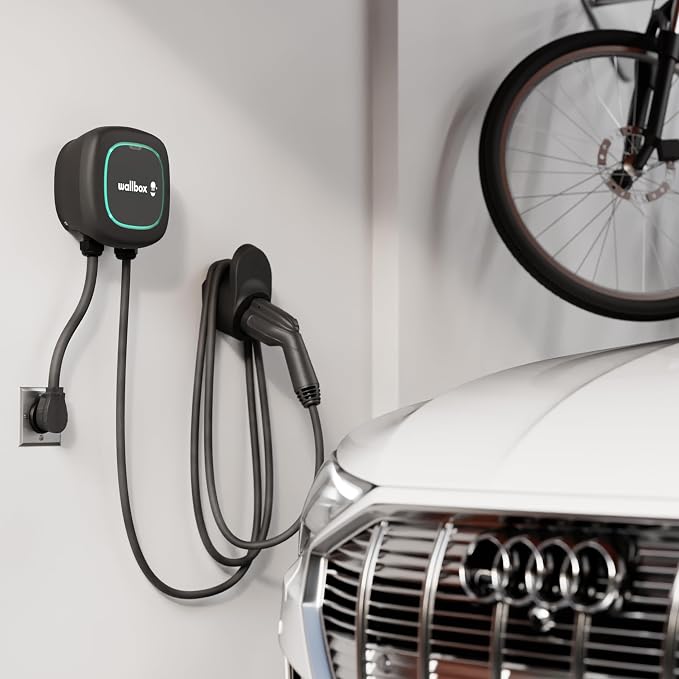 Wallbox Pulsar Plus Level 2 Ev Charger 40A, Electric Car Charger EVSE J1772