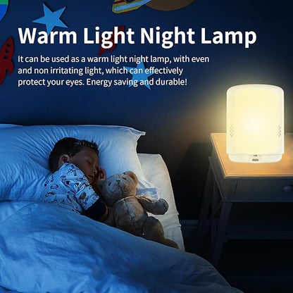 EVERSECU 2 Way Video Baby Camera with 2.4" HD Screen&Warm Nightlight, One-Button Video Call, 2K HD Resolution, Pan/Tilt/Zoom, Human Detection&Auto Tracking, Work with Alexa, SD Card&Cloud Storage