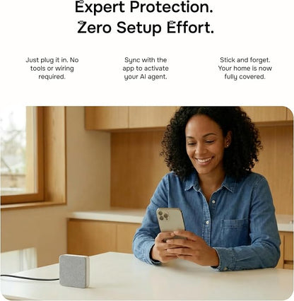 Layla Noise Monitoring Device for Airbnb, Rental, Office & Home | Noise & Occupancy Sensor with Radar-Based Motion Detection | Privacy-Safe Security Monitor | No Subscription