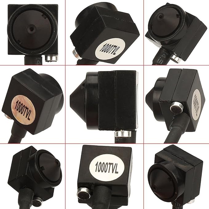 Vanxse® CCTV Hd Mini Spy Pinhole Security Camera 1000tvl Hidden Mini CCTV Surveillance Camera Indoor/Outdoor (VS-TN007)