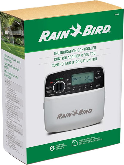Rain Bird TRU6I Program-Based Indoor Irrigation Controller/Timer, WiFi Ready, 6-Zone/Station