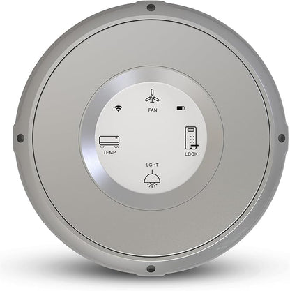 Smart Home Controller + Bluetooth Controller - Works with Alexa, Google Home, Home Assistant, SmartThings, Lights, thermostats and More - Programmable & Customizable Buttons (Sterling Moon)