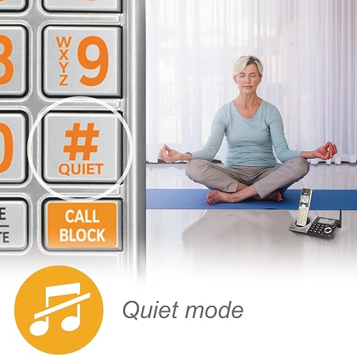 AT&T CL83507 DECT 6.0 5-Handset Cordless Phone, Silver/Black | Dual Keypad Base, Smart Call Blocker, Caller ID Announcer, Answering Machine, Intercom