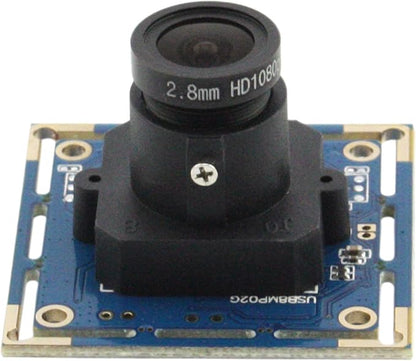 ELP 8mp usb Camera Module 2448p Webcam Board 2.8mm Wide Angle Lens Web Cam Smart Embedded Camera IMX179 4k usb webcam module,8megapixel HD Industrial Laptop USB Camera for Windows/Linux/Android/mas Os