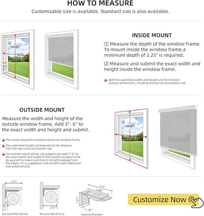 ZSTARR Motorized Blackout Window Blinds Customize Width(21-97 in) Remote Control Wireless and Rechargeable Roller Shades Blinds for Windows, Office,Home, Hotel, Club, Restaurant (Full Blackout Gray)