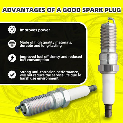Set of 6 Ignition Coils Pack UF569 12590990 & 6 PCS Iridium Spark Plugs