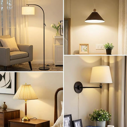 Yochoice 3 Way Light Bulbs 40 70 100 Soft White 3000K, 4-Pack A19 3 Way LED Light Bulbs, 4/8/12W Three Way Light Bulb E26 Medium Base, 3 Way Bulb for Reading, Indoor Living Room Bedroom Office Kitchen