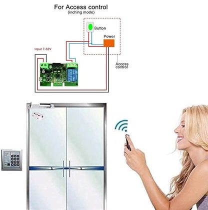 Smart Home Dry Contact Zigbee Relay Switch, Remote Control Zigbee Switch for Light Garage Door, Compatible with Alexa Google Home,Zigbee hub Needed (1CH)