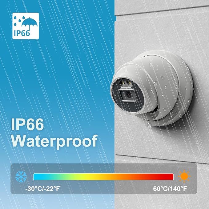 UNILOOK 5MP PoE Camera, IP Security Camera Outdoor Wired