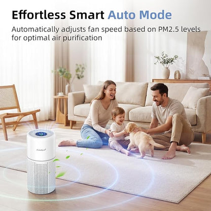 AromaRoom Air Purifiers for Home Large Rooms, 22dB Quiet Sleep Mode