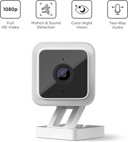 Roku CS1000R Smart Home Indoor Camera SE - Wired Security Camera with Motion & Sound Detection