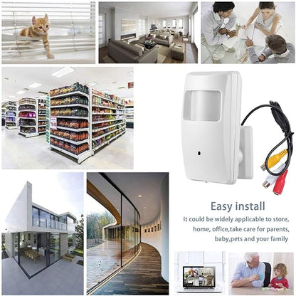 1/3 CCD 1000TV HD Mini CCTV Security Camera 3.6mm 90Degree PIR Housing Hidden Surveillance Camera Pinhole Lens for Home Security