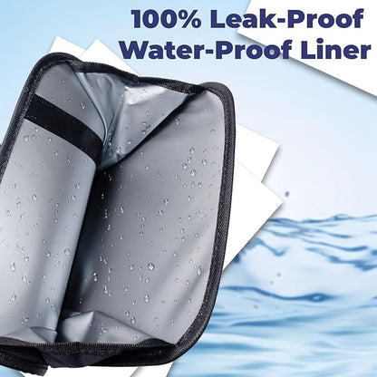 BFXM Car Trash Can, Foldable Trash Can Collapsible Hanging Trash Bag for Car Seat, 2 Gallons Leakproof Garbage Bags, Cars Must Haves Interior Accessories Essentials