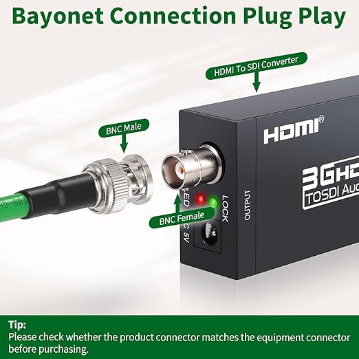 Superbat 3G 6G SDI Cable 50ft 75ohm BNC SDI Video Cable Belden 1694A Green Supports 6G-SDI 3G-SDI HD-SDI 4K/8K Video Security Camera Converter,Precision SDI Camera Wire