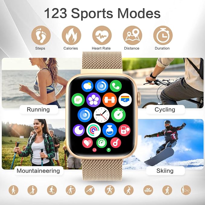 EarlySincere Smart Watch for Women 1.9" AMOLED AOD, DA GPT, AI Watch Face