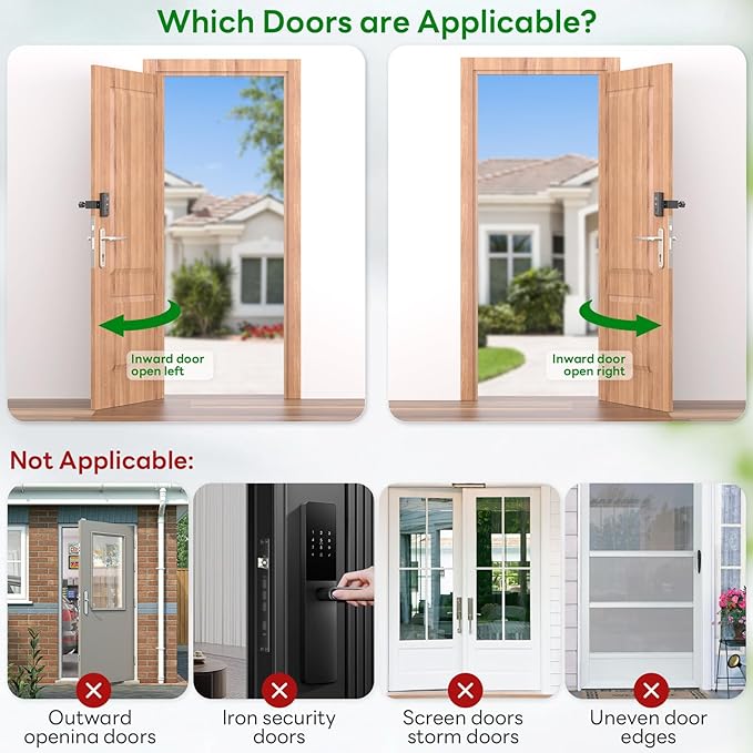 Anti-Theft Video Doorbell Mount for Eufy E340 Camera, Fully Metal Mounting Bracket, Anti-Blocks Motion Sensor, No Drilling Adjustable Accessories Mount for Houses/Apartments/Rentals-1 Pack