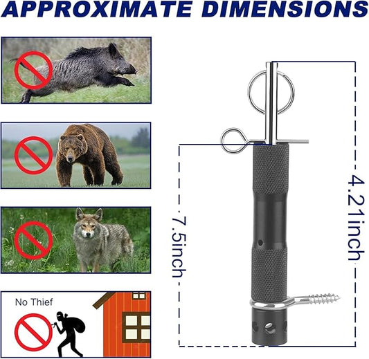Perimeter Trip Alarm, Camping Trip Wire Alarm Device, Early Warning Security System for Camping and Property Safety, Use 209 Primers (1PCS)