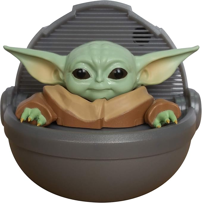 Clapper Star Wars - The Mandalorian - The Child aka Baby Yoda Talking Night Light by Joseph Enterprises, Wireless Sound Activated On/Off Light Switch, Clap Detection