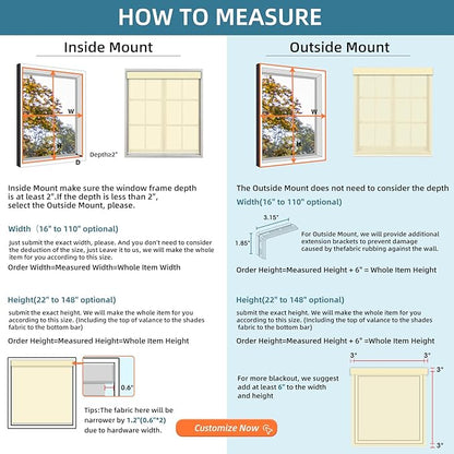 SmartWings Motorized Light Filtering Shades, Work with Matter Thread Homekit Z-Wave Alexa Google, 70% Blackout Shades Translucent, Cordless Blinds with Remote Control Rechargeable, Safari Biscuit