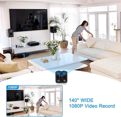 Mini Spy Camera, 1080P HD Mini Spy Camera with Audio and Video Recording, Night Vision, Motion Detective - No Wi-Fi Need