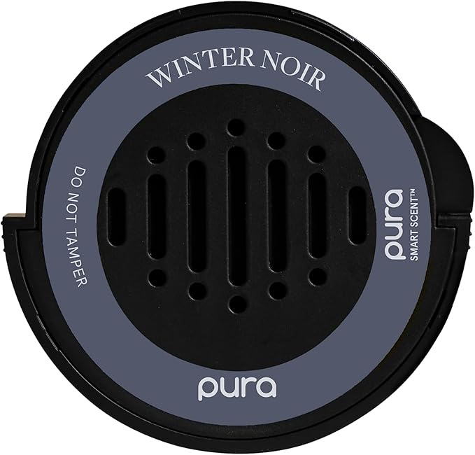 Pura Car Scent Refill - Fragrance for Pura Car Diffuser - Clean & Safe Luxury Diffuser Scent - Long-Lasting Fragrance for 30 Days of Aroma - Must-Have - Winter Noir