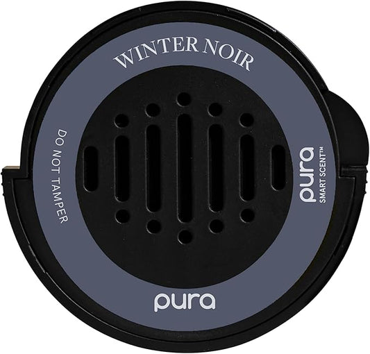 Pura Car Scent Refill - Fragrance for Pura Car Diffuser - Clean & Safe Luxury Diffuser Scent - Long-Lasting Fragrance for 30 Days of Aroma - Must-Have - Winter Noir