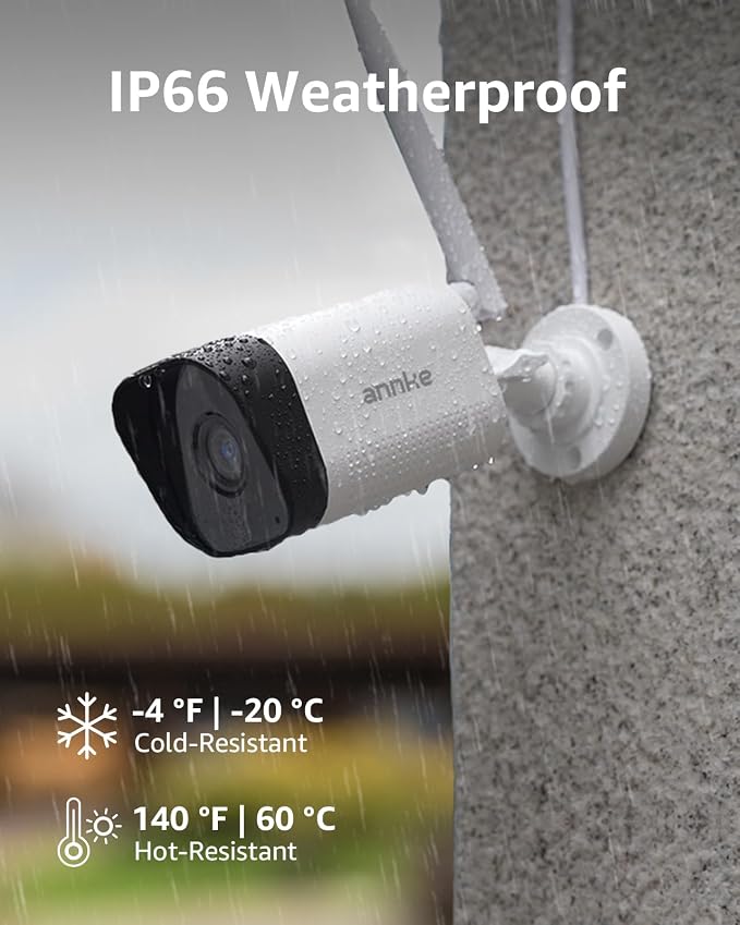 ANNKE 16CH Wireless Security Camera System 2TB, 4Pcs 3MP Outdoor Cams Kits