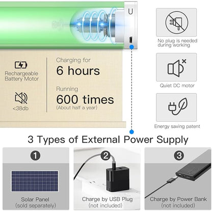 Tokblind Motorized Light Filtering Roller Shade Fabric Covered Valance and Bottom Rod, Remote Control Electric Window Blind Compatible with Alexa Google via Hub, Custom Size (Beige - Wrapped Fabric)