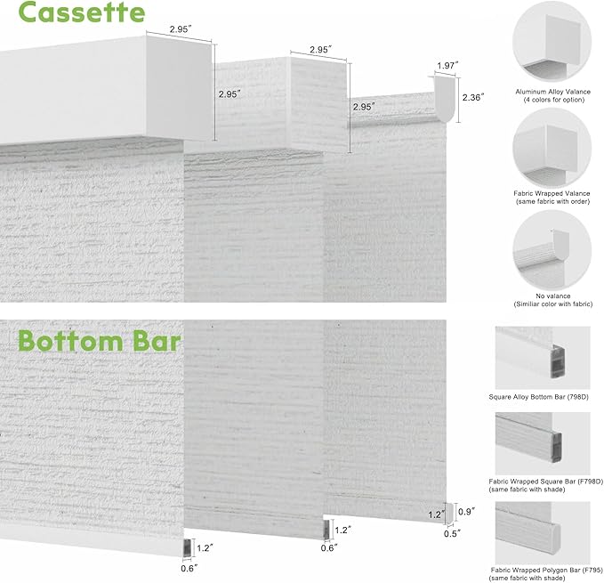 Motorized Blinds with Remote [Light Filtering] Smart Blinds Compatible with Alexa Google HomeKit, 70% Blackout Automatic Roller Shades for Indoor Windows, Customized Size, Linear Moonlight