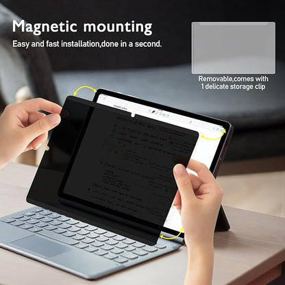 FILMEXT Magnetic Privacy Screen for Samsung Galaxy Tab A8 10.5 Inch 2022 Release (Model SM-X200,SM-X205,SM-X207),Anti Spy Anti Glare Anti Blue Light Eye Protection Matte Screen Filter-1Pack