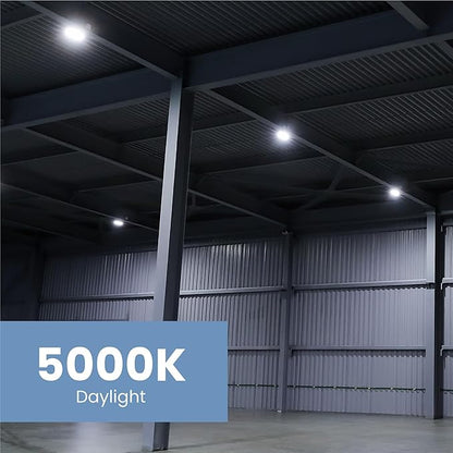 Feit Electric 125W LED Corn Cob Light Bulb, 15,000 Lumens, 5000K Daylight, 750W Equivalent, Mogul Base Adapter Included, 25,000 Hour Life, Energy Saving for Barns, Warehouses & Large Spaces