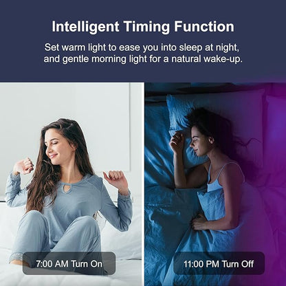 50 FT Led Lights for Bedroom,Lntelligent Application Remote Control Color Change LED Strip Lights, Music Synchronization Bluetooth RGB Lights, Used for Room, Home, Party Decoration