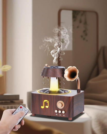 Essential Oil Diffuser, 250ml Rain Humidifier for Bedrooms
