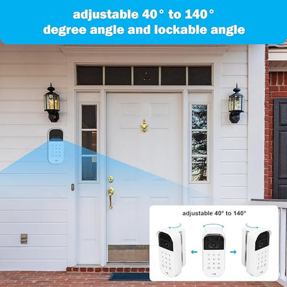 Swivel Mount for myQ Smart Garage Video Keypad ,Angle Adjustable(40 to 140 ) Degree Mounting Bracket for myQ ,Easy to Install (Video Keypad is NOT Included