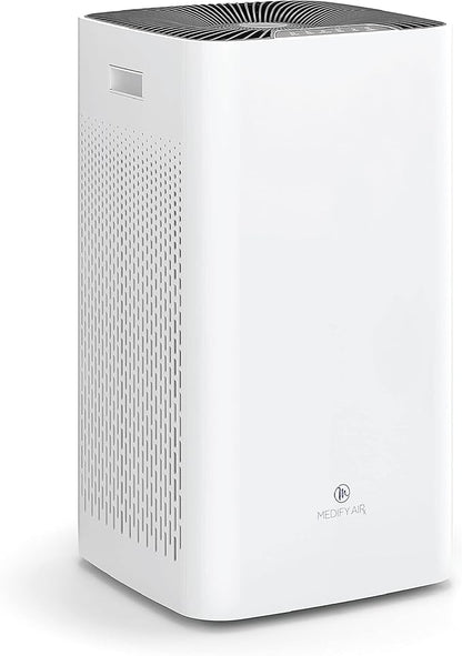 Medify MA-112 Air Purifier V3.0 with True HEPA H13 Filter | 5,948 ft² Coverage in 1hr for Smoke, Wildfires, Odors, Pollen, Pets | Quiet 99.9% Removal to 0.1 Microns | White, 1-Pack