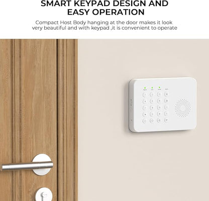 PGST Wireless Home Security Alarm System, DIY Anti-Theft Alarm Kit with Door Window Sensors, Motion Detector, Remote Control for Home Apartment Office Garage