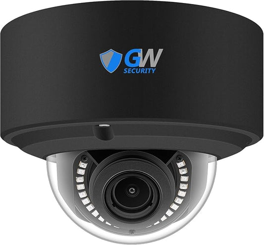 GW Security 8 Channel 12MP NVR 4K IP PoE Security Camera System with 8 UHD 8MP 4K 2.7-13.5mm Motorized Zoom Color Night Vision Waterproof AI Dome Camera, Intelligence AI Smart Functions