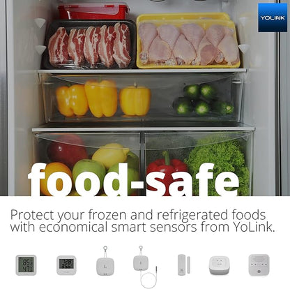 YoLink Smart Power Fail Alarm, AC Power Outage Alert, LoRa Long-Range Wireless, Remote Monitoring, App Alerts, Text/SMS, Email Alerts, YoLink Hub Required!