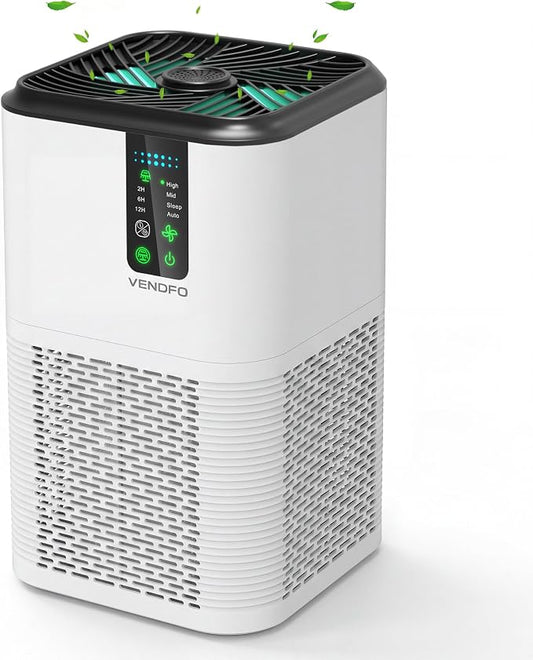 Air Purifiers for Home Large Room Up to 1750ft², Auto Air Quality Monitor